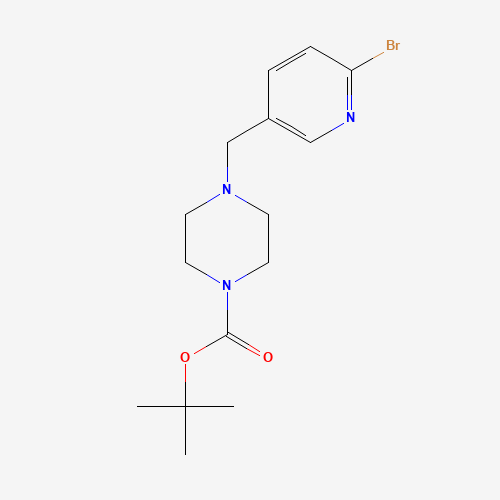 tert-butyl 4-[(6-bromopyridin-3-yl)methyl]piperazine-1-carboxylate (CAS: 1160923-86-3) - Related Chemical Product