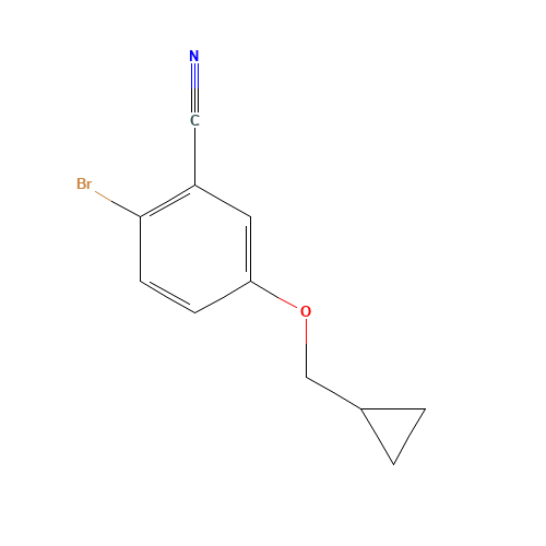 2-bromo-5-(cyclopropylmethoxy)benzonitrile (CAS: 1353776-82-5) - Related Chemical Product
