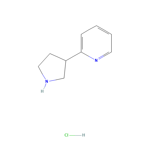 2-pyrrolidin-3-ylpyridine;hydrochloride (CAS: 1198416-89-5) - Related Chemical Product