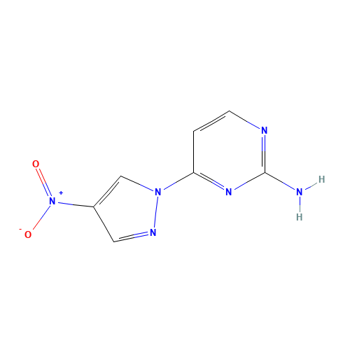 4-(4-nitropyrazol-1-yl)pyrimidin-2-amine (CAS: 1260883-58-6) - Related Chemical Product