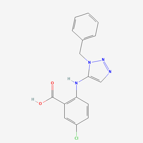 2-[(3-benzyltriazol-4-yl)amino]-5-chlorobenzoic acid (CAS: 1648842-50-5) - Related Chemical Product