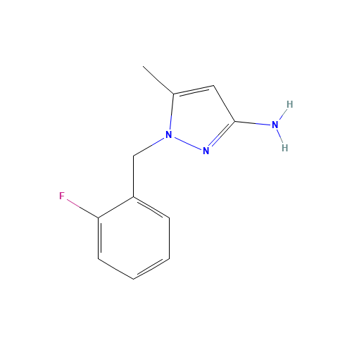 1-[(2-fluorophenyl)methyl]-5-methylpyrazol-3-amine (CAS: 925146-07-2) - Related Chemical Product