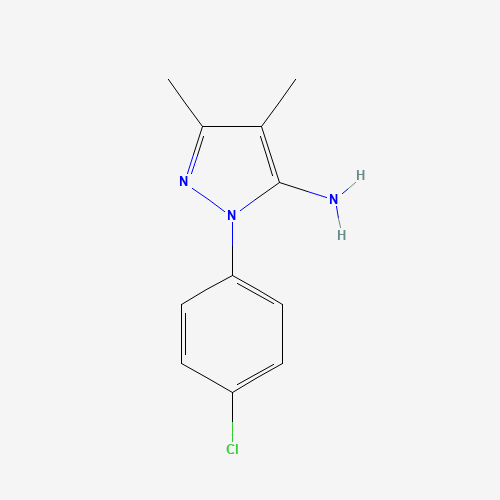 2-(4-chlorophenyl)-4,5-dimethylpyrazol-3-amine (CAS: 1247184-36-6) - Related Chemical Product