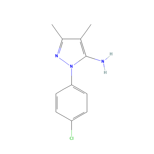 2-(4-chlorophenyl)-4,5-dimethylpyrazol-3-amine (CAS: 1247184-36-6) - Related Chemical Product