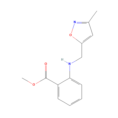 methyl 2-[(3-methyl-1,2-oxazol-5-yl)methylamino]benzoate (CAS: 1035271-05-6) - Related Chemical Product