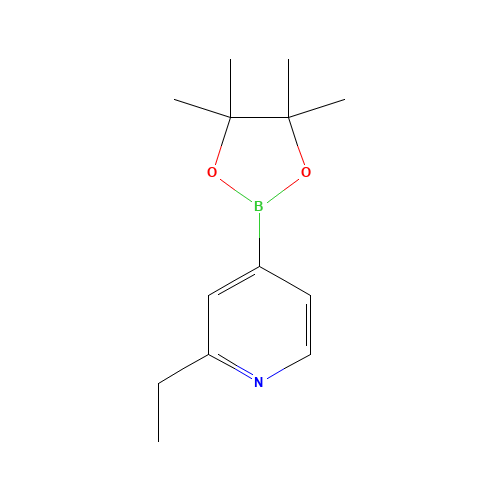 2-ethyl-4-(4,4,5,5-tetramethyl-1,3,2-dioxaborolan-2-yl)pyridine (CAS: 741709-60-4) - Related Chemical Product