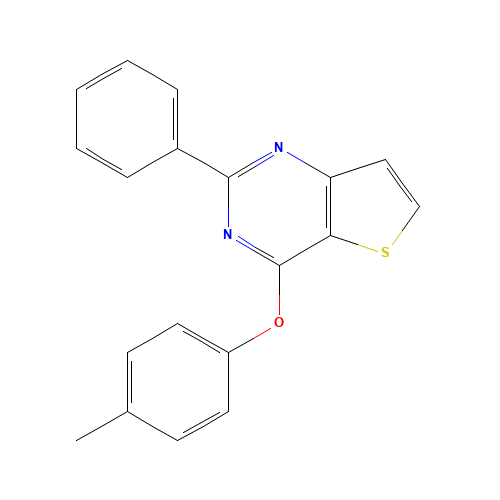4-(4-methylphenoxy)-2-phenylthieno[3,2-d]pyrimidine (CAS: 691869-12-2) - Related Chemical Product