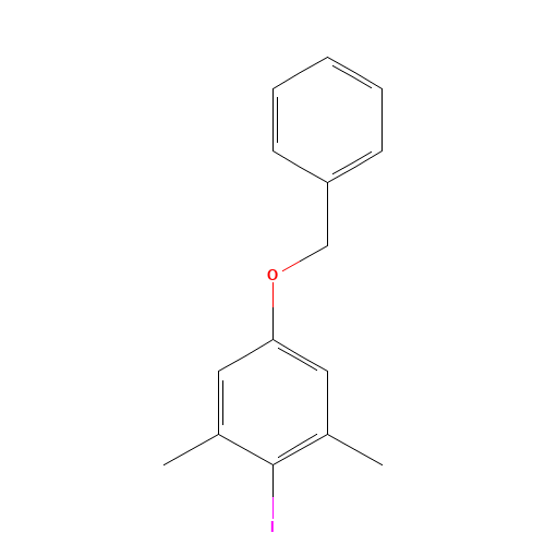 2-iodo-1,3-dimethyl-5-phenylmethoxybenzene (CAS: 126312-61-6) - Related Chemical Product