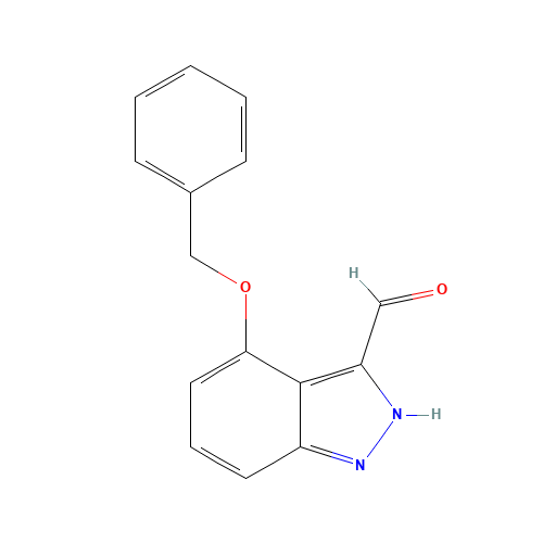 4-phenylmethoxy-2H-indazole-3-carbaldehyde (CAS: 900506-25-4) - Related Chemical Product