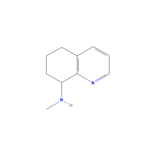 N-methyl-5,6,7,8-tetrahydroquinolin-8-amine (CAS: 878025-42-4) - Chemical Structure and Molecular Formula 