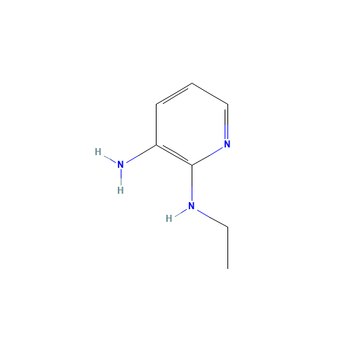 2-N-ethylpyridine-2,3-diamine (CAS: 32282-06-7) - Chemical Structure and Molecular Formula 