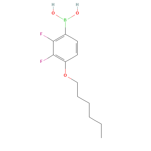 (2,3-difluoro-4-hexoxyphenyl)boronic acid (CAS: 121219-20-3) - Related Chemical Product