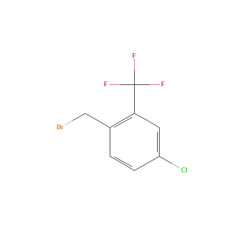1-(bromomethyl)-4-chloro-2-(trifluoromethyl)benzene (CAS: 886496-75-9) - Related Chemical Product