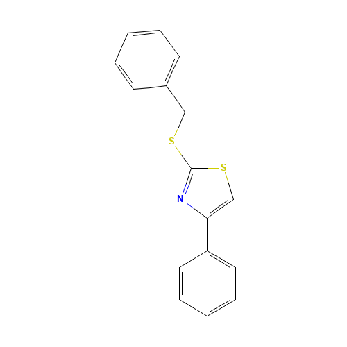 2-benzylsulfanyl-4-phenyl-1,3-thiazole (CAS: 76098-78-7) - Related Chemical Product