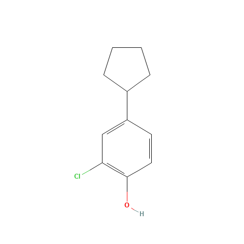 2-chloro-4-cyclopentylphenol (CAS: 13081-30-6) - Related Chemical Product
