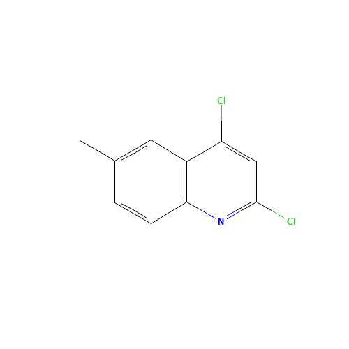 2,4-dichloro-6-methylquinoline (CAS: 102878-18-2) - Chemical Structure and Molecular Formula 