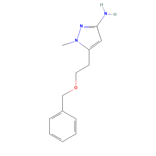 1-methyl-5-(2-phenylmethoxyethyl)pyrazol-3-amine (CAS: 1453213-03-0) - Related Chemical Product