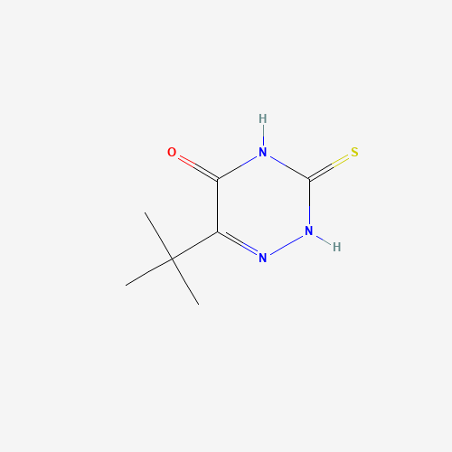 6-tert-butyl-3-sulfanylidene-2H-1,2,4-triazin-5-one (CAS: 66392-60-7) - Related Chemical Product