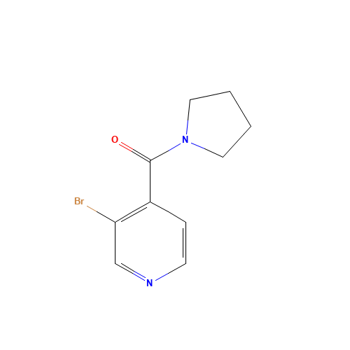 (3-bromopyridin-4-yl)-pyrrolidin-1-ylmethanone (CAS: 1357094-61-1) - Related Chemical Product