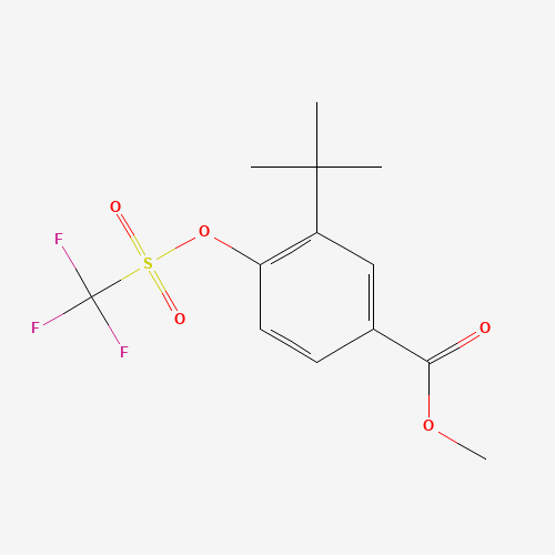 methyl 3-tert-butyl-4-(trifluoromethylsulfonyloxy)benzoate (CAS: 1142223-10-6) - Related Chemical Product