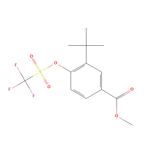 methyl 3-tert-butyl-4-(trifluoromethylsulfonyloxy)benzoate (CAS: 1142223-10-6) - Related Chemical Product