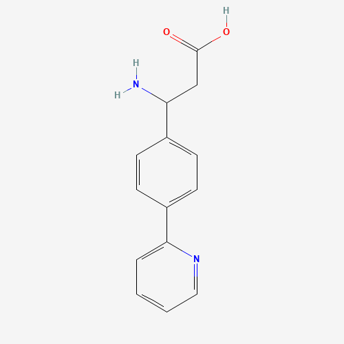 3-amino-3-(4-pyridin-2-ylphenyl)propanoic acid (CAS: 773126-13-9) - Related Chemical Product