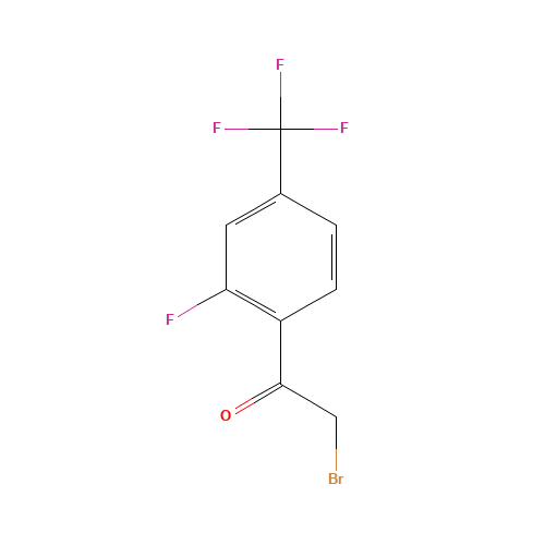 2-bromo-1-[2-fluoro-4-(trifluoromethyl)phenyl]ethanone (CAS: 537050-12-7) - Related Chemical Product