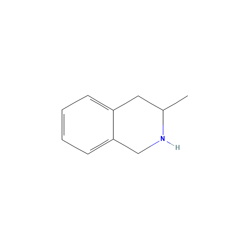 3-methyl-1,2,3,4-tetrahydroisoquinoline (CAS: 29726-60-1) - Chemical Structure and Molecular Formula 