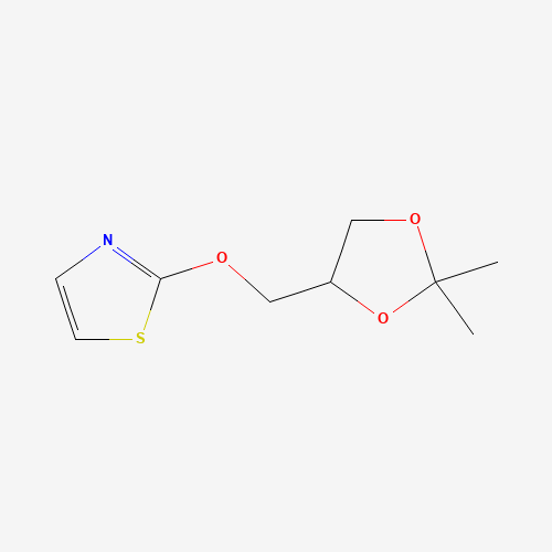 2-[(2,2-dimethyl-1,3-dioxolan-4-yl)methoxy]-1,3-thiazole (CAS: 39832-49-0) - Related Chemical Product