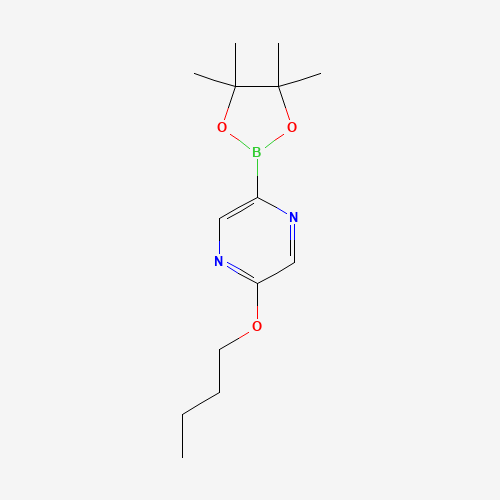 2-butoxy-5-(4,4,5,5-tetramethyl-1,3,2-dioxaborolan-2-yl)pyrazine (CAS: 1416257-06-1) - Related Chemical Product