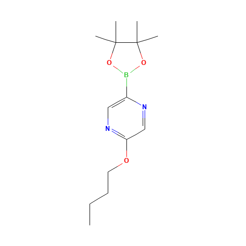 2-butoxy-5-(4,4,5,5-tetramethyl-1,3,2-dioxaborolan-2-yl)pyrazine (CAS: 1416257-06-1) - Related Chemical Product