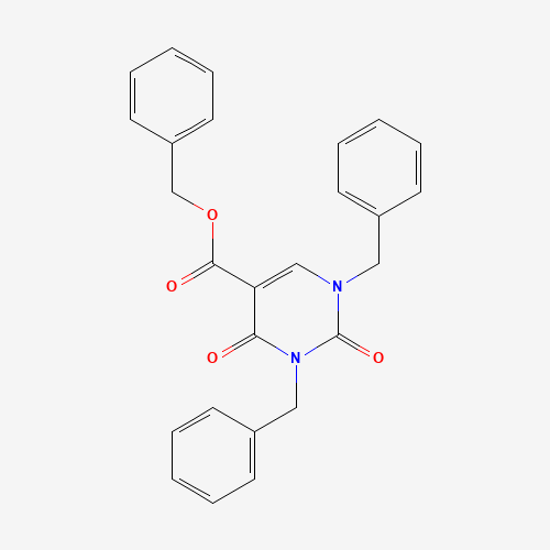benzyl 1,3-dibenzyl-2,4-dioxopyrimidine-5-carboxylate (CAS: 1335053-75-2) - Chemical Structure and Molecular Formula 