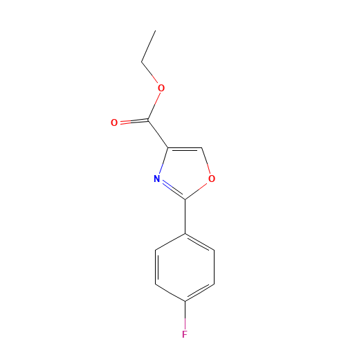 ethyl 2-(4-fluorophenyl)-1,3-oxazole-4-carboxylate (CAS: 132089-42-0) - Related Chemical Product