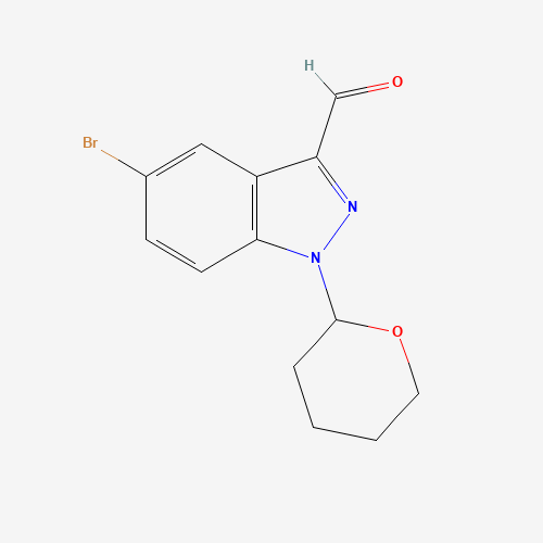 5-bromo-1-(oxan-2-yl)indazole-3-carbaldehyde (CAS: 1326714-85-5) - Related Chemical Product