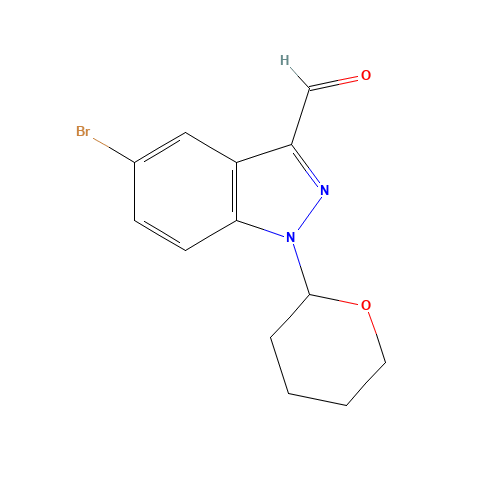 5-bromo-1-(oxan-2-yl)indazole-3-carbaldehyde (CAS: 1326714-85-5) - Related Chemical Product