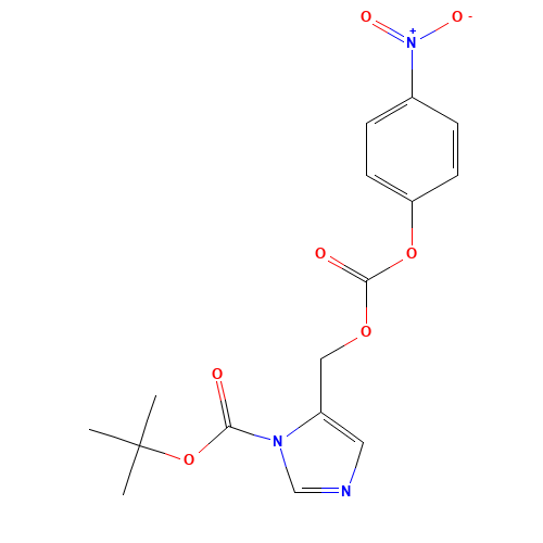 tert-butyl 5-[(4-nitrophenoxy)carbonyloxymethyl]imidazole-1-carboxylate (CAS: 1401248-97-2) - Related Chemical Product