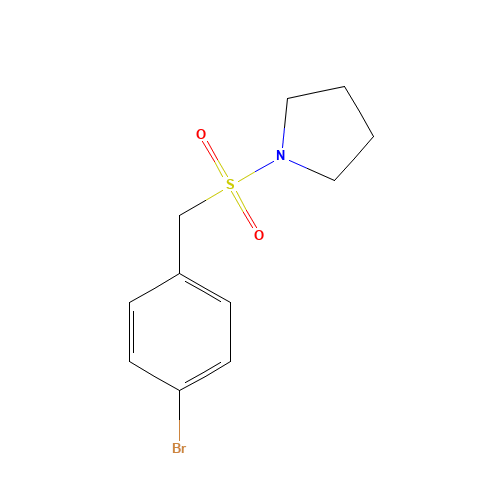 1-[(4-bromophenyl)methylsulfonyl]pyrrolidine (CAS: 950255-92-2) - Related Chemical Product