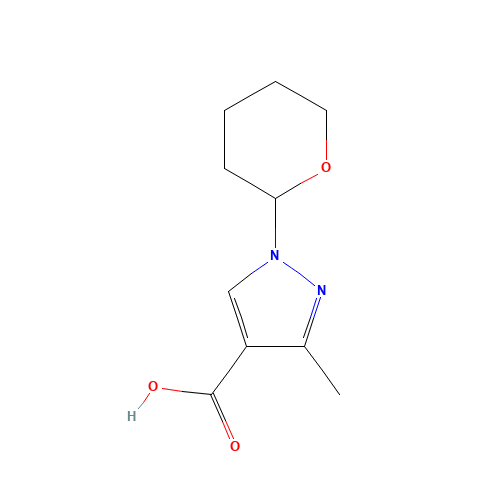 3-methyl-1-(oxan-2-yl)pyrazole-4-carboxylic acid (CAS: 897657-11-3) - Related Chemical Product