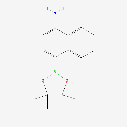 4-(4,4,5,5-tetramethyl-1,3,2-dioxaborolan-2-yl)naphthalen-1-amine (CAS: 1218790-22-7) - Related Chemical Product