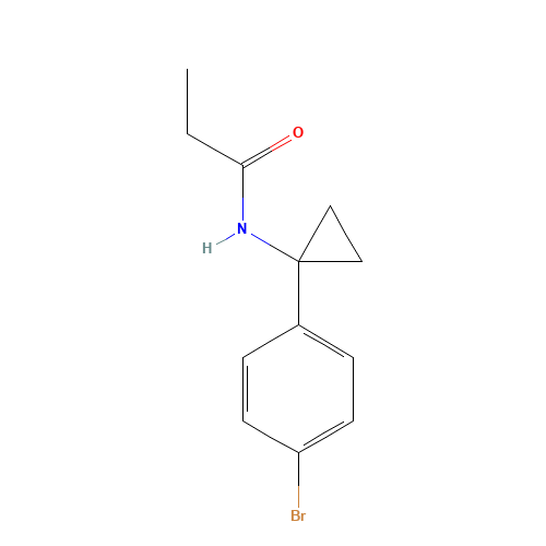 N-[1-(4-bromophenyl)cyclopropyl]propanamide (CAS: 345965-55-1) - Related Chemical Product