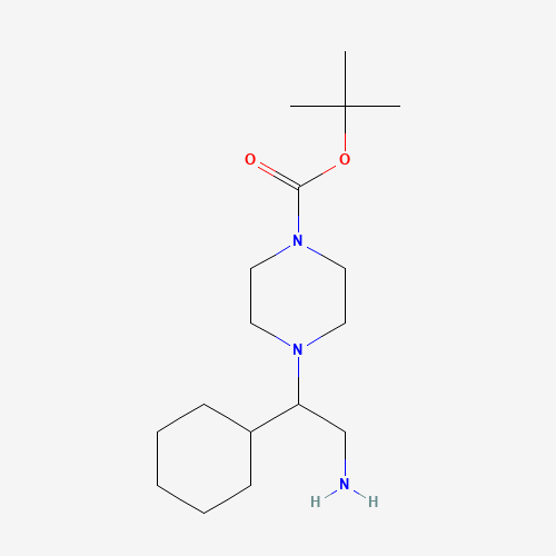 tert-butyl 4-(2-amino-1-cyclohexylethyl)piperazine-1-carboxylate (CAS: 444893-46-3) - Related Chemical Product