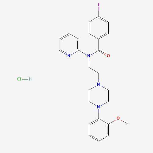 4-iodo-N-[2-[4-(2-methoxyphenyl)piperazin-1-yl]ethyl]-N-pyridin-2-ylbenzamide;hydrochloride (CAS: 220643-77-6) - Related Chemical Product