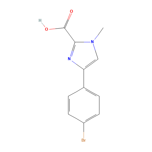 4-(4-bromophenyl)-1-methylimidazole-2-carboxylic acid (CAS: 869570-48-9) - Related Chemical Product