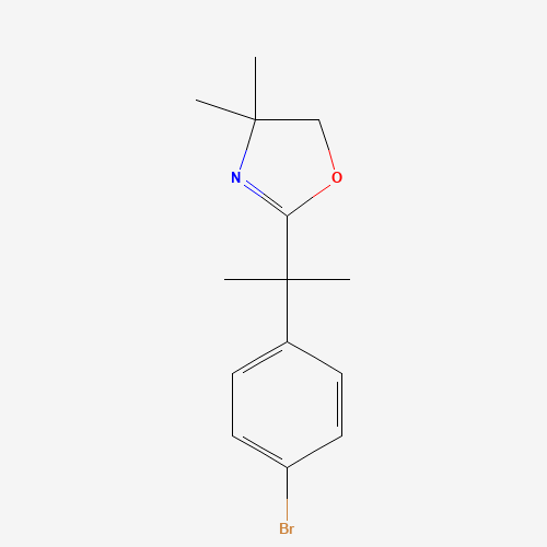 2-[2-(4-bromophenyl)propan-2-yl]-4,4-dimethyl-5H-1,3-oxazole (CAS: 192775-97-6) - Related Chemical Product