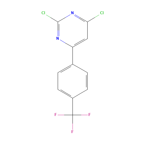 2,4-dichloro-6-[4-(trifluoromethyl)phenyl]pyrimidine (CAS: 879608-91-0) - Related Chemical Product