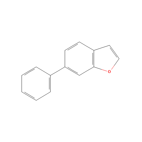 6-phenyl-1-benzofuran (CAS: 35664-69-8) - Chemical Structure and Molecular Formula 