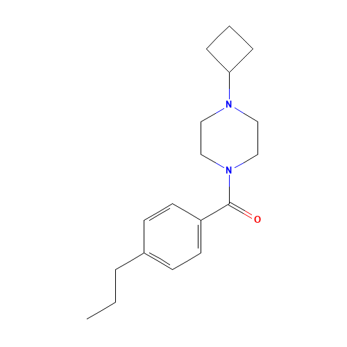(4-cyclobutylpiperazin-1-yl)-(4-propylphenyl)methanone (CAS: 1000405-05-9) - Related Chemical Product