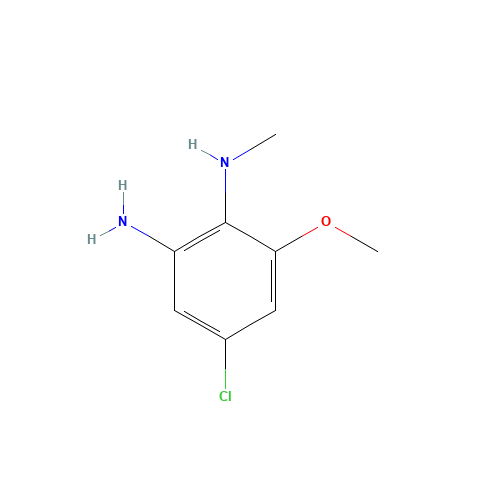 5-chloro-3-methoxy-2-N-methylbenzene-1,2-diamine (CAS: 859877-51-3) - Related Chemical Product