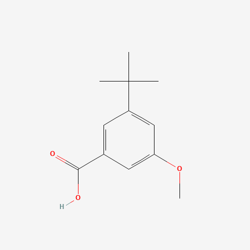 3-tert-butyl-5-methoxybenzoic acid (CAS: 60772-74-9) - Chemical Structure and Molecular Formula 