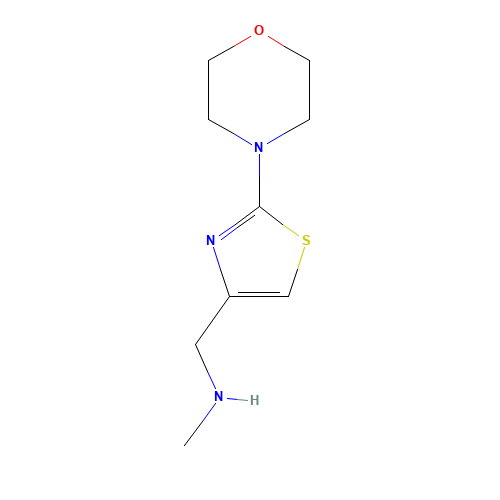 N-methyl-1-(2-morpholin-4-yl-1,3-thiazol-4-yl)methanamine (CAS: 915707-64-1) - Related Chemical Product
